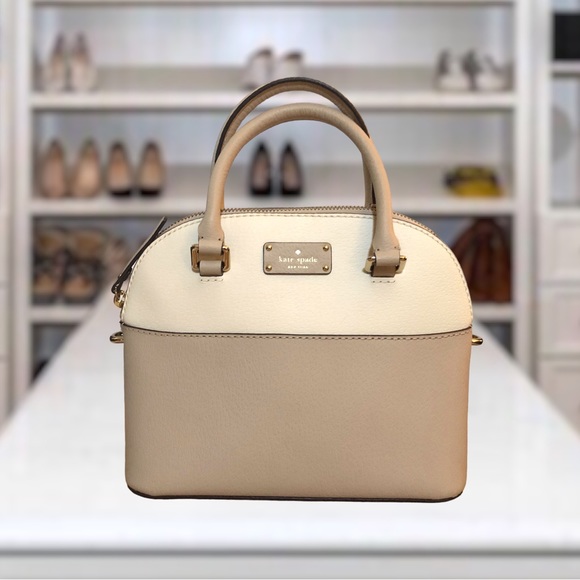 Kate Spade Carli Grove Street Cross Body Satchel Two tone